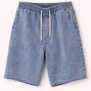 Men’s Jean shorts with elastic waist